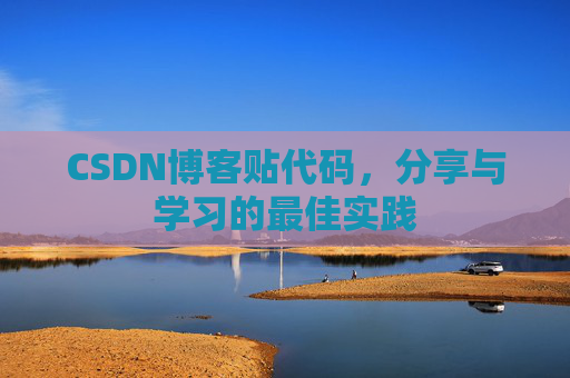CSDN博客贴代码,分享与学习的最佳实践